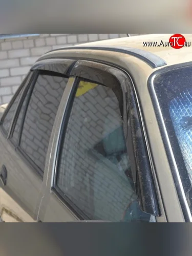 Комплект дефлекторов окон (ветровиков) 4 шт. Russtal Daewoo Nexia дорестайлинг (1995-2008)