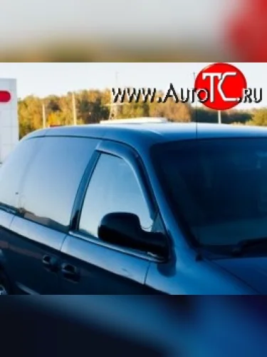 Комплект дефлекторов окон (ветровиков) 4 шт. Russtal Chrysler Voyager RG минивэн дорестайлинг (2000-2004)
