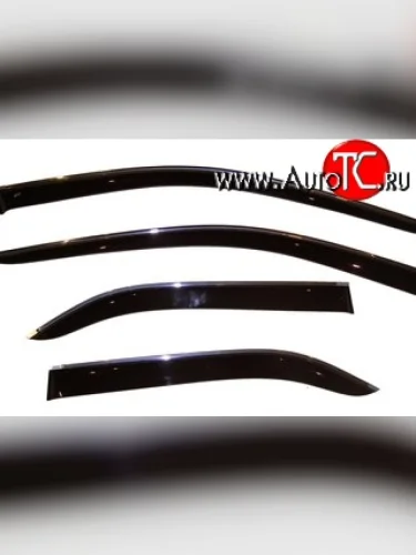 Комплект дефлекторов окон (ветровиков) 4 шт. Russtal Datsun on-DO седан дорестайлинг (2014-2019)