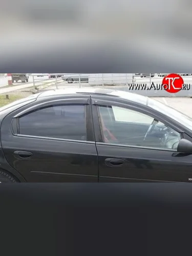 Комплект дефлекторов окон (ветровиков) 4 шт. Russtal Chrysler Neon (1999-2005)