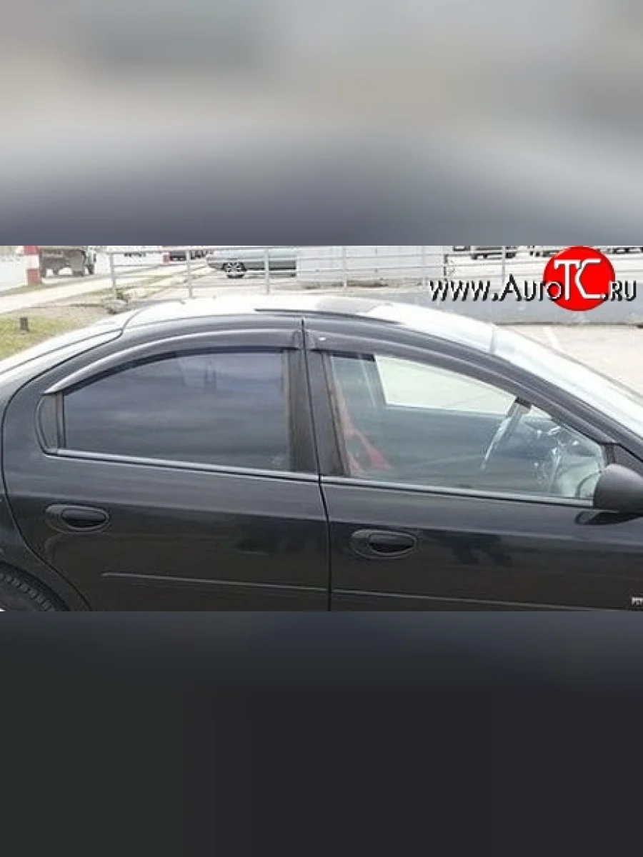 Комплект дефлекторов окон (ветровиков) 4 шт. Russtal Chrysler Neon (1999-2005)  в Керчи Республика Крым