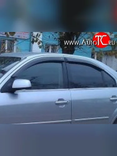 Комплект дефлекторов окон (ветровиков) 4 шт. Russtal Ford Mondeo Mk3,B4Y дорестайлинг, седан (2000-2003)