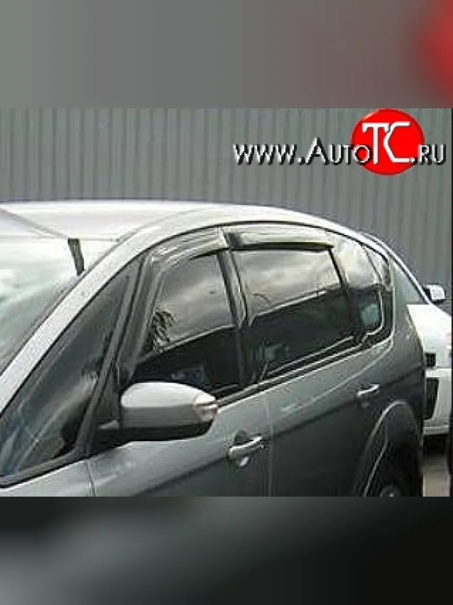 Комплект дефлекторов окон (ветровиков) 4 шт. Russtal Ford S-Max 1 дорестайлинг (2006-2010)  в Самаре Самарской области