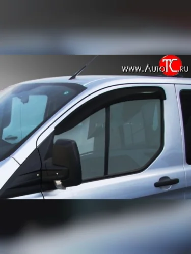 Комплект дефлекторов окон (ветровиков) 4 шт. Russtal Ford Tourneo Custom дорестайлинг (2012-2018)