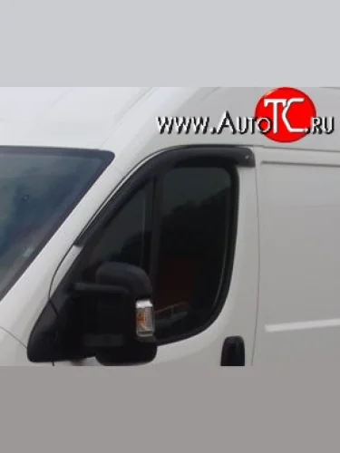 Комплект дефлекторов окон (ветровиков) 4 шт. (рестайлинг) Russtal Fiat Ducato 250 (2006-2014)