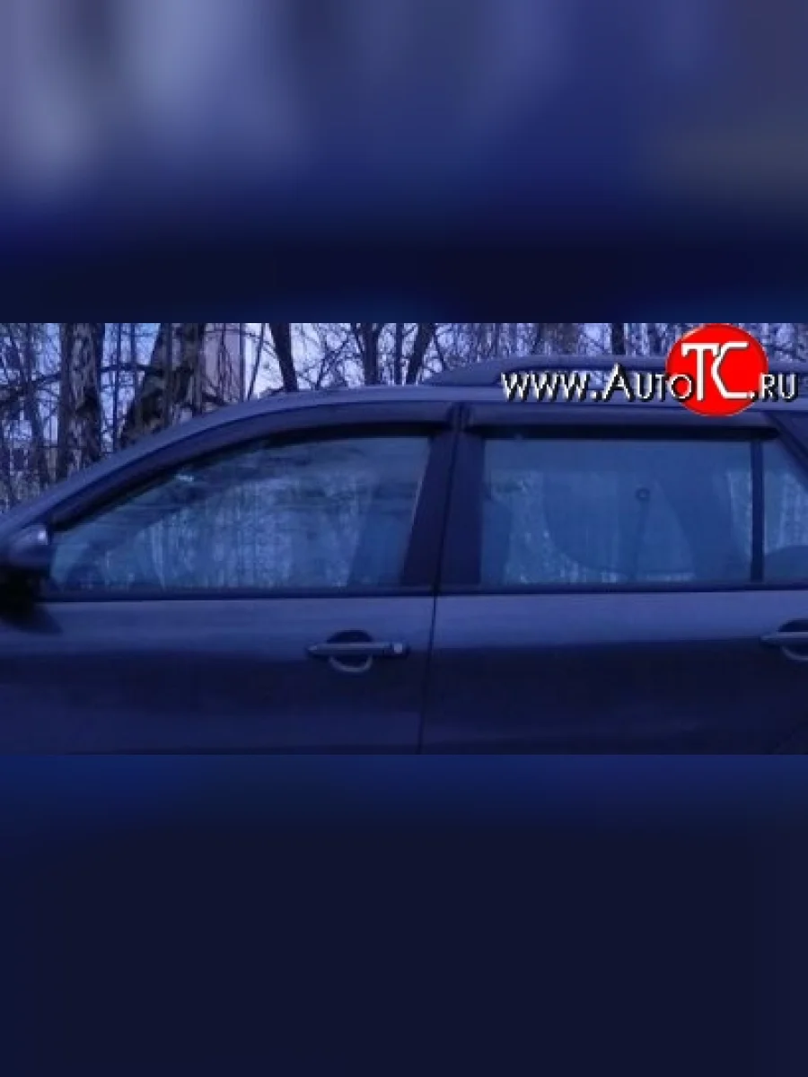 Комплект дефлекторов окон (ветровиков) 4 шт. Weekend Russtal Fiat Marea (1996-2003)  в Керчи Республика Крым