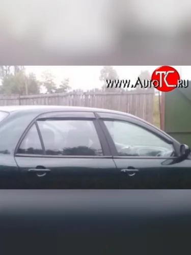 Комплект дефлекторов окон (ветровиков) 4 шт. (седан) Russtal Fiat Marea (1996-2003)