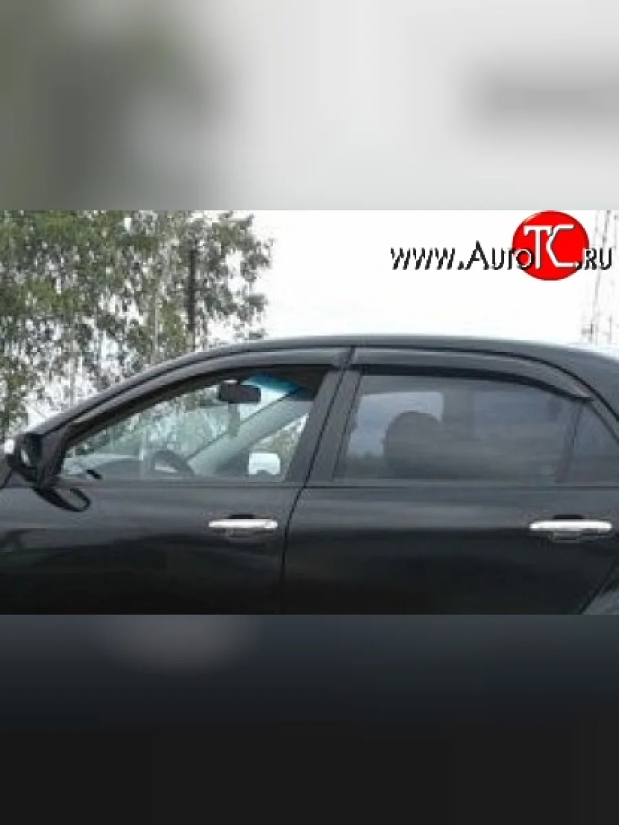 Комплект дефлекторов окон (ветровиков) 4 шт. Russtal Geely FC (2006-2011)  в Керчи Республика Крым