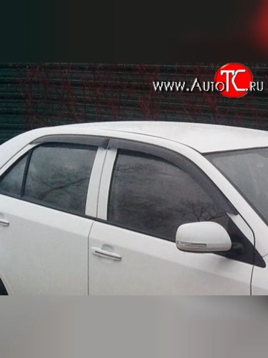 Комплект дефлекторов окон (ветровиков) 4 шт. Russtal Geely GC6 (2014-2017)  в Самаре Самарской области