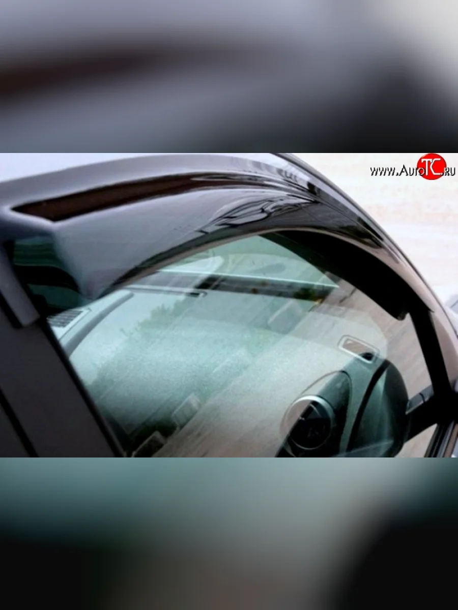 Комплект дефлекторов окон (ветровиков) 4 шт. Russtal Great Wall Hover M4 (2012-2016)  в Керчи Республика Крым