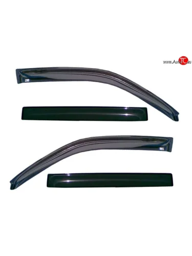 Комплект дефлекторов окон (ветровиков) 4 шт. Russtal Great Wall Socool (2002-2014)