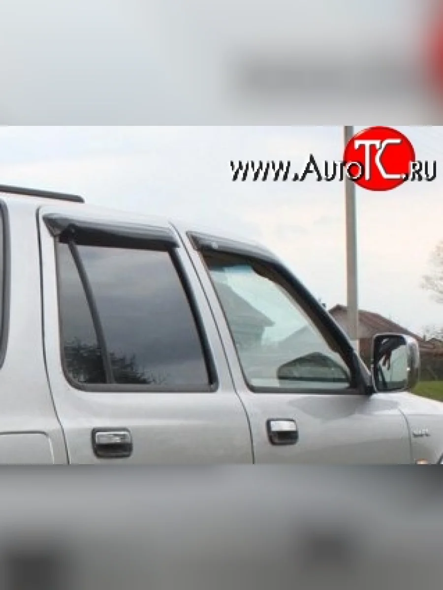 Комплект дефлекторов окон (ветровиков) 4 шт. Russtal Great Wall Safe (2001-2010)  в Самаре Самарской области