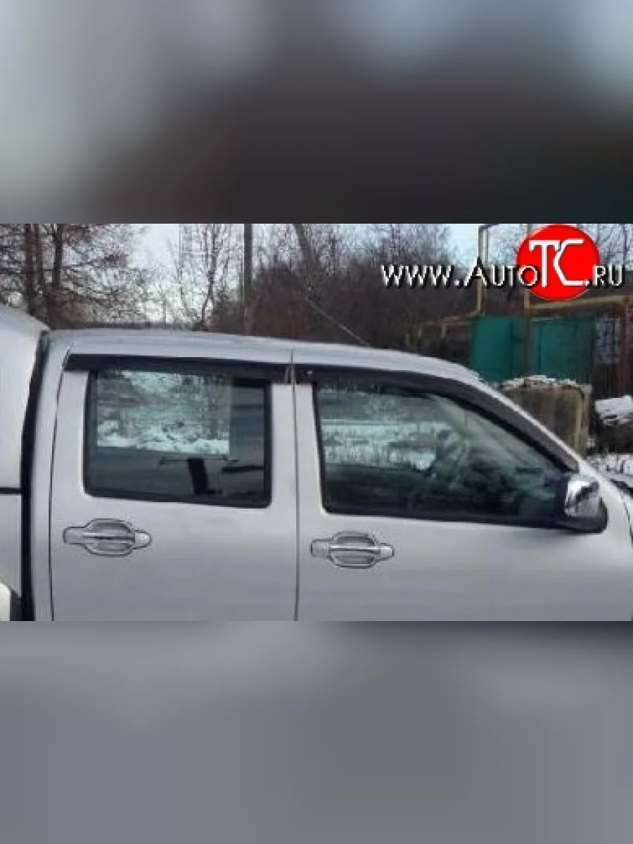 Комплект дефлекторов окон (ветровиков) 4 шт. Russtal Great Wall Wingle 3 (2005-2011)  в Перми Пермском крае