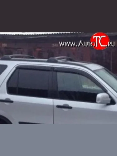 Комплект дефлекторов окон (ветровиков) 4 шт. Russtal Honda CR-V RD4,RD5,RD6,RD7,RD9  дорестайлинг (2001-2004)