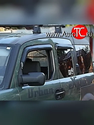 Комплект дефлекторов окон (ветровиков) 4 шт. (YH2) Russtal Honda Element 1 YH дорестайлинг (2003-2006)