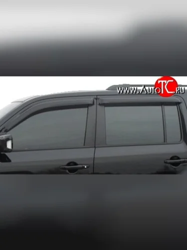 Комплект дефлекторов окон (ветровиков) 4 шт. Russtal Honda Pilot YF4 рестайлинг (2011-2015)