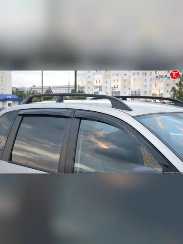 Комплект дефлекторов окон (ветровиков) 4 шт. Russtal Hyundai Matrix 1 FC 2-ой рестайлинг (2008-2010)