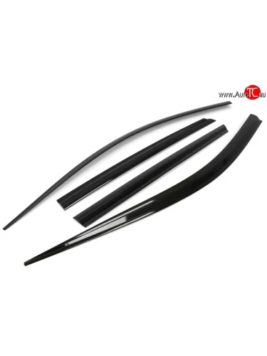 Комплект дефлекторов окон (ветровиков) 4 шт. Russtal Hyundai Santa Fe SM (2000-2012)