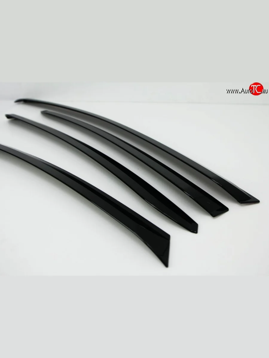 Комплект дефлекторов окон (ветровиков) 4 шт. Russtal Hyundai Sonata EF рестайлинг ТагАЗ (2001-2013)  в Самаре Самарской области