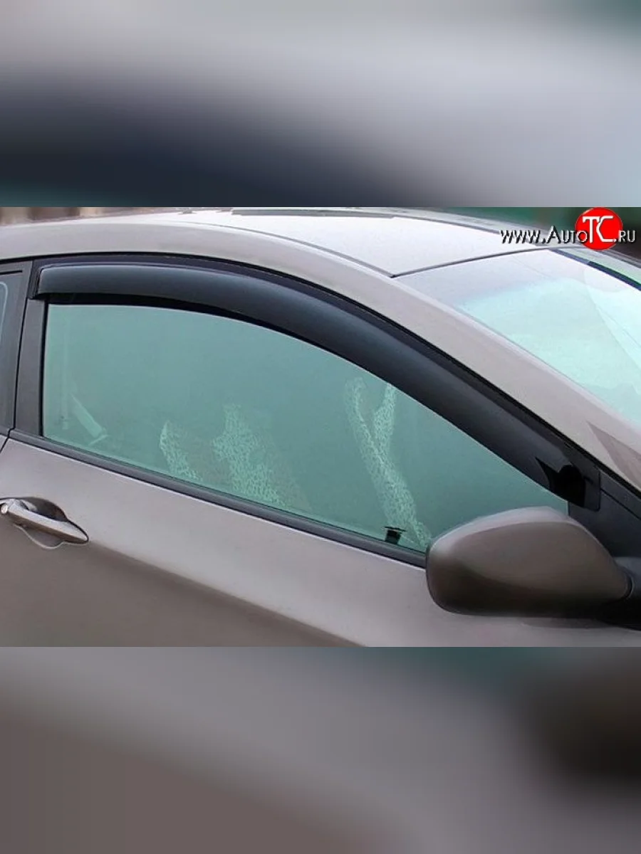 Комплект дефлекторов окон (ветровиков) 4 шт. (хетчбек, 3 дв.) Russtal Hyundai I30 2 GD дорестайлинг, хэтчбэк 5 дв. (2011-2015)  в Воронеже Воронежской области