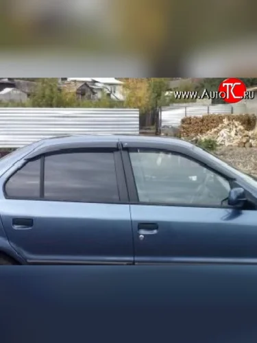 Комплект дефлекторов окон (ветровиков) 4 шт. (рестайлинг) Russtal Iran Khodro Samand (2003-2022)