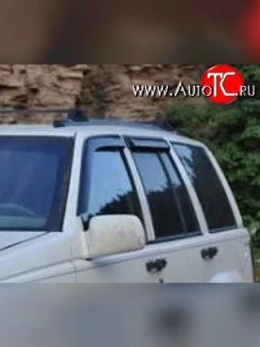 Комплект дефлекторов окон (ветровиков) 4 шт. Russtal Jeep Grand Cherokee ZJ (1993-1998)