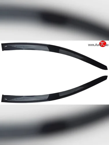 Комплект дефлекторов окон (ветровиков) 4 шт. (хетчбек, 3 дв.) Russtal KIA Ceed 1 ED рестайлинг, хэтчбэк 5 дв. (2010-2012)