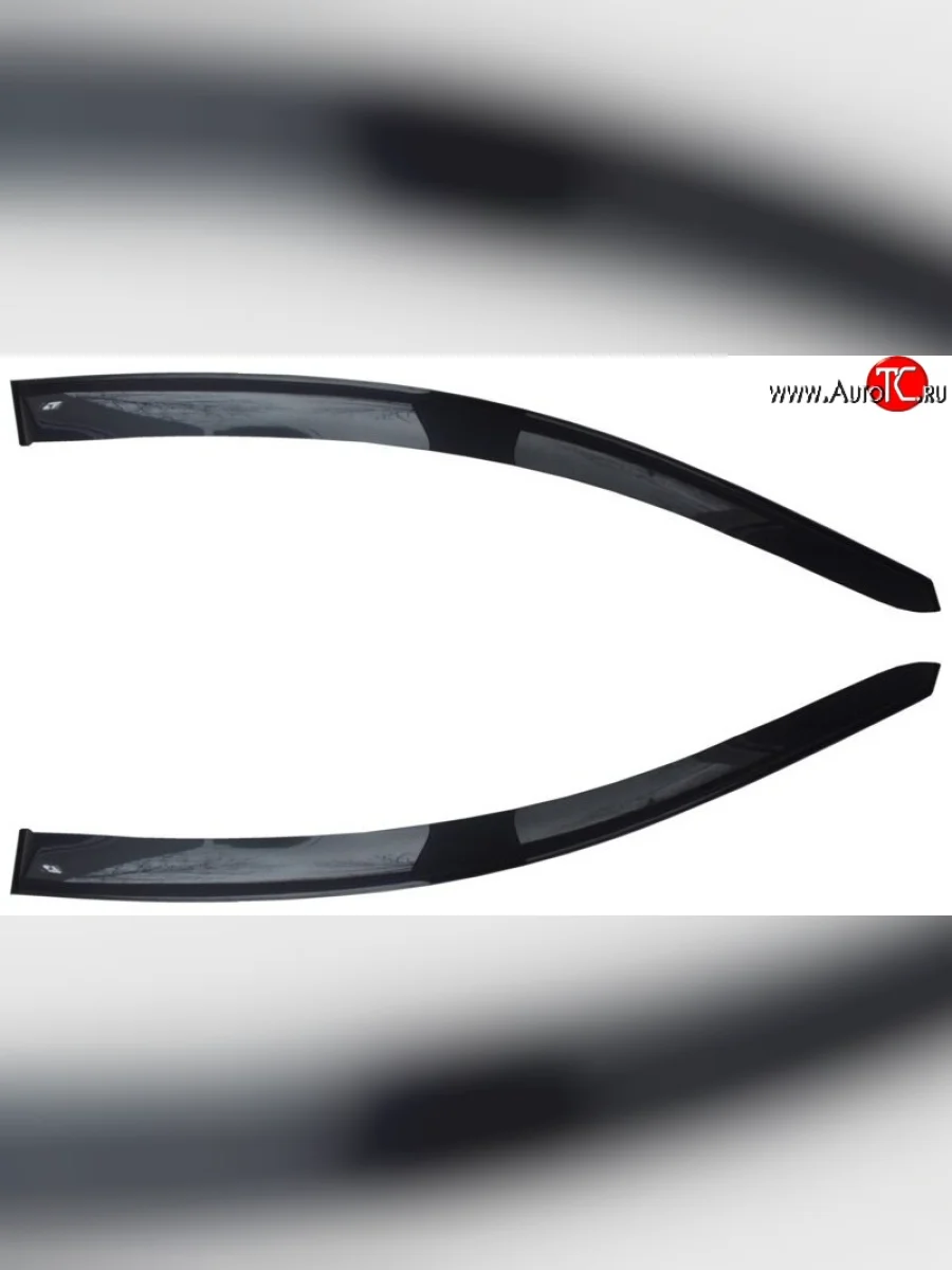 Комплект дефлекторов окон (ветровиков) 4 шт. (хетчбек, 3 дв.) Russtal KIA Ceed 1 ED рестайлинг, хэтчбэк 5 дв. (2010-2012)  в Перми Пермском крае