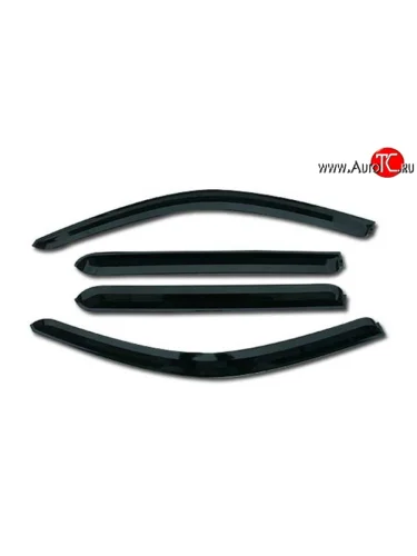Комплект дефлекторов окон (ветровиков) 4 шт. Russtal KIA Mohave HM рестайлинг (2017-2020)