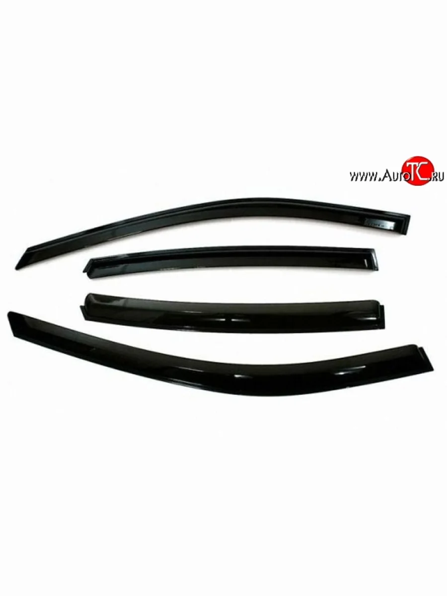 Комплект дефлекторов окон (ветровиков) 4 шт. Russtal KIA Optima 3 TF дорестайлинг седан (2010-2013)  в Керчи Республика Крым
