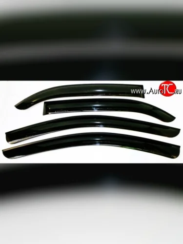 Комплект дефлекторов окон (ветровиков) 4 шт. Russtal KIA Sorento BL рестайлинг (2006-2010)