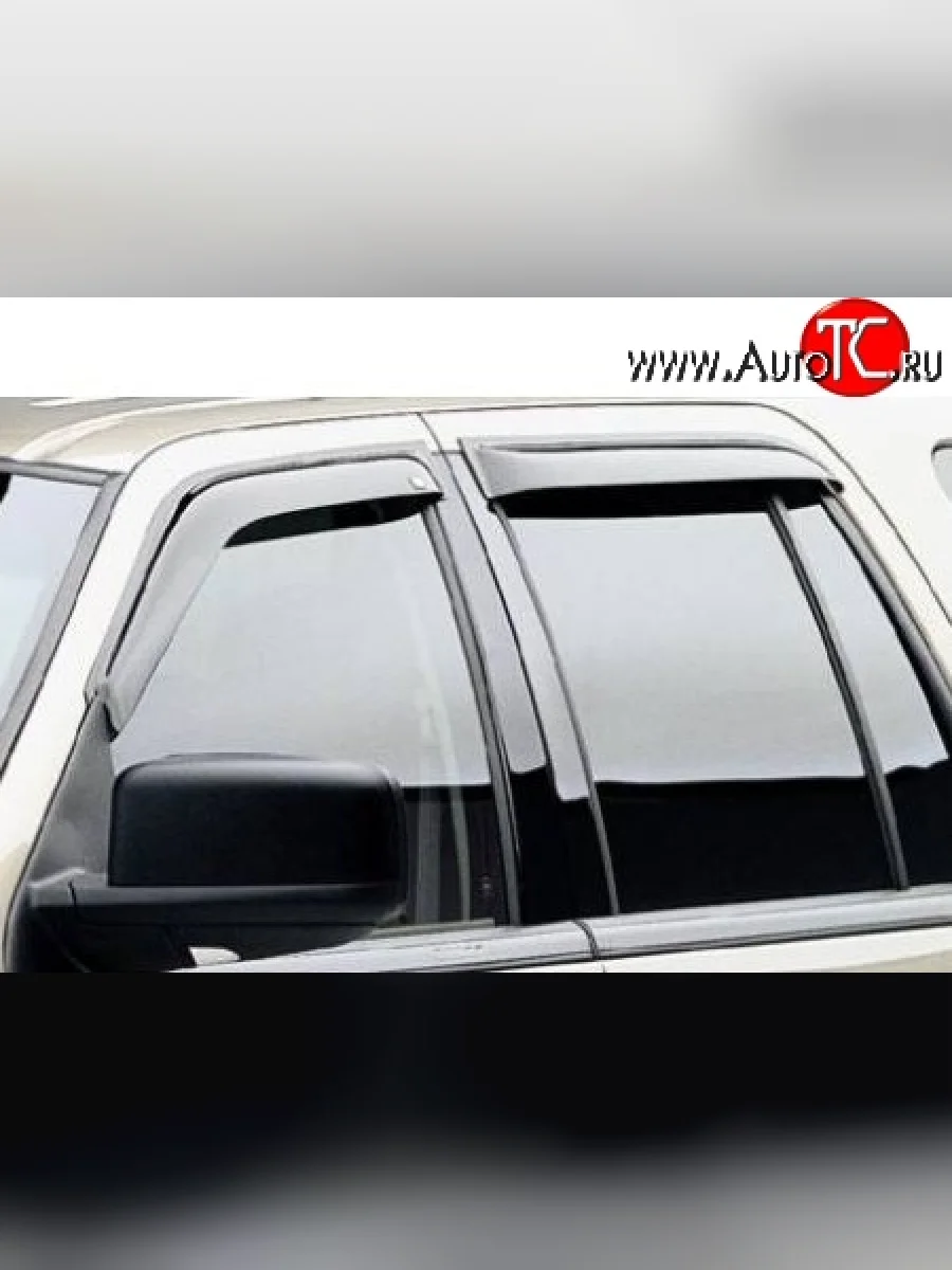 Комплект дефлекторов окон (ветровиков) 4 шт. Russtal Land Rover Freelander L359 дорестайлинг (2006-2010)  в Воронеже Воронежской области