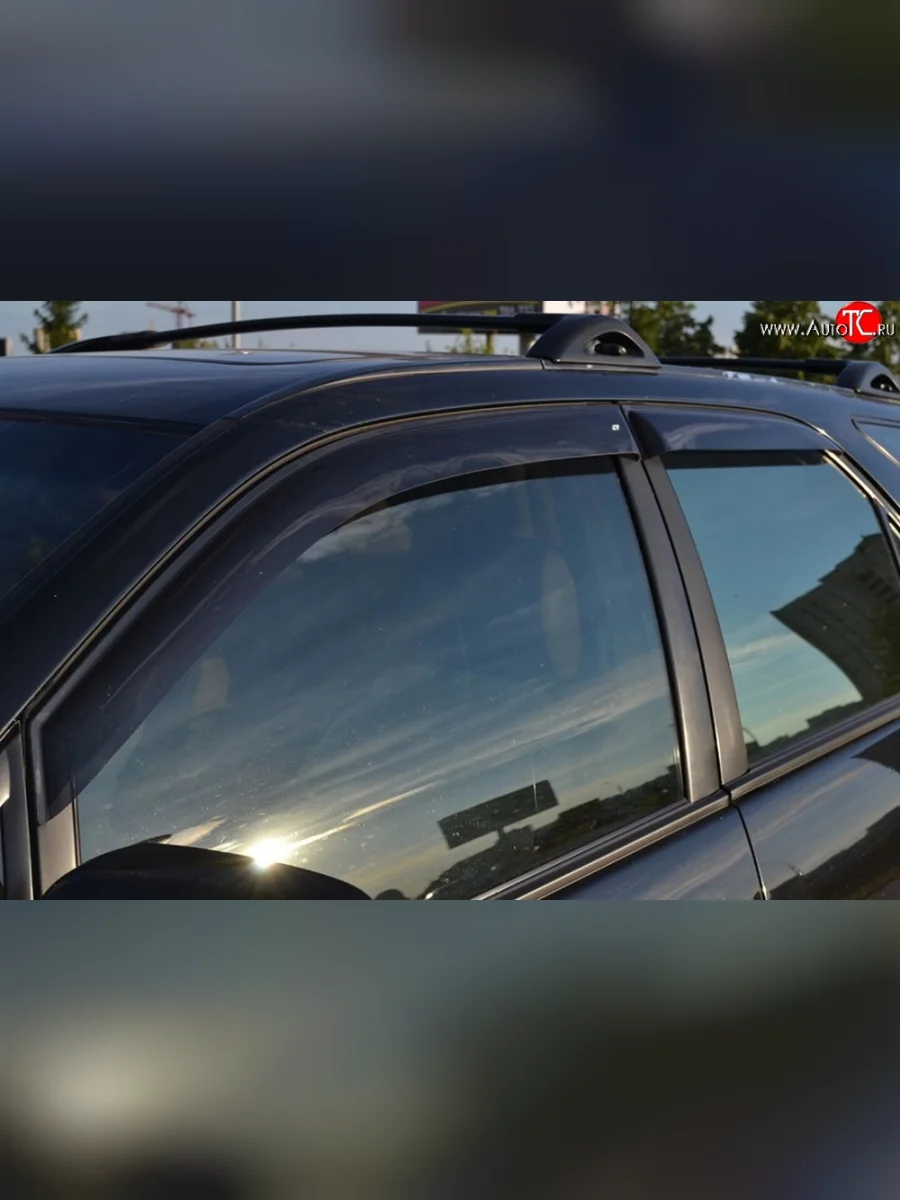 Комплект дефлекторов окон (ветровиков) 4 шт. Russtal Lexus RX330 XU30 (2003-2006)  в Самаре Самарской области