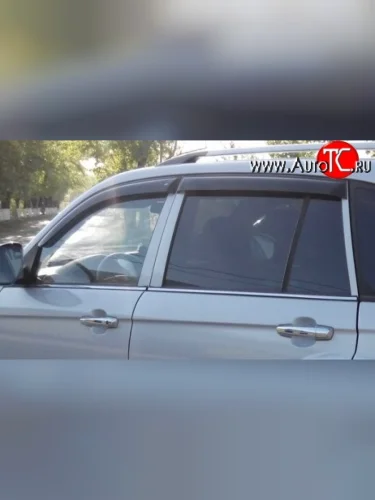 Комплект дефлекторов окон (ветровиков) 4 шт. Russtal Lifan X60 дорестайлинг (2011-2015)