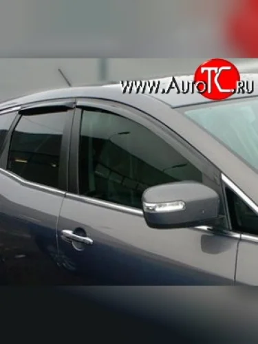 Комплект дефлекторов окон (ветровиков) 4 шт. Russtal Mazda CX-7 ER дорестайлинг (2006-2010)