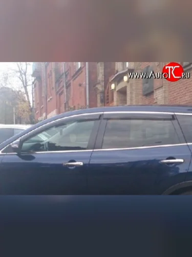 Комплект дефлекторов окон (ветровиков) 4 шт. Russtal Mazda CX-9 TB дорестайлинг (2007-2009)