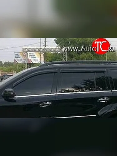 Комплект дефлекторов окон (ветровиков) 4 шт. Russtal Mercedes-Benz ML class W163 дорестайлинг (1997-2001)