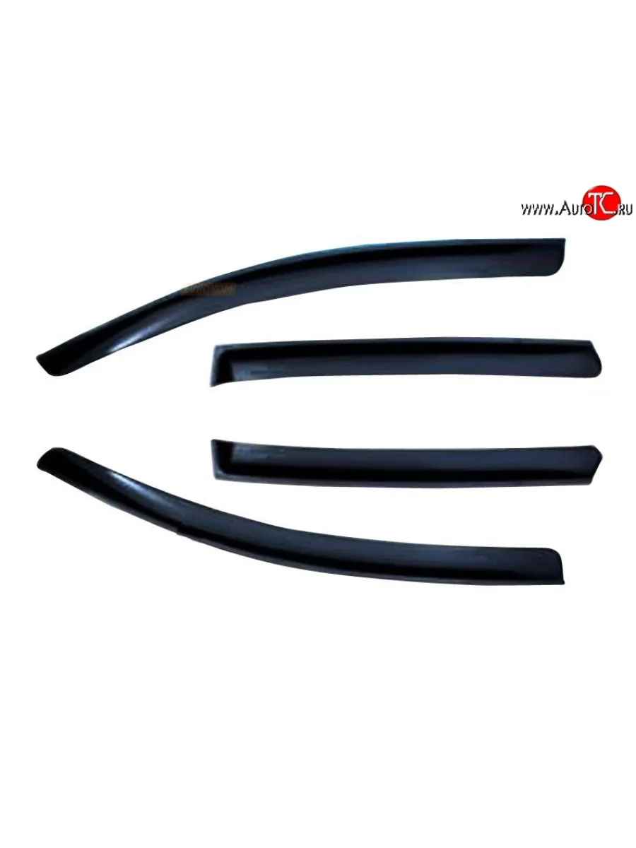Комплект дефлекторов окон (ветровиков) 4 шт. (хетчбек) Russtal Mitsubishi Carisma (1999-2004)  в Самаре Самарской области