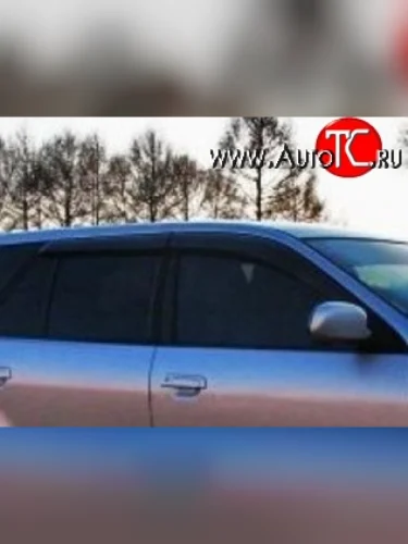 Комплект дефлекторов окон (ветровиков) 4 шт. (универсал) Russtal Mitsubishi Galant 8  дорестайлинг седан (1996-1998)