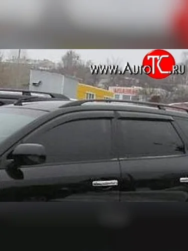 Комплект дефлекторов окон (ветровиков) 4 шт. Russtal Nissan Murano 1 Z50 (2002-2009)