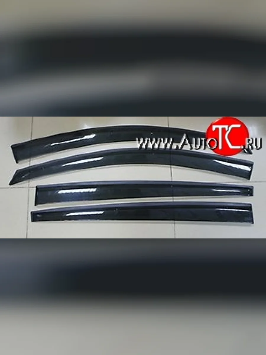 Комплект дефлекторов окон (ветровиков) 4 шт. Russtal Nissan Qashqai 1 J10 рестайлинг (2010-2013)  в Перми Пермском крае