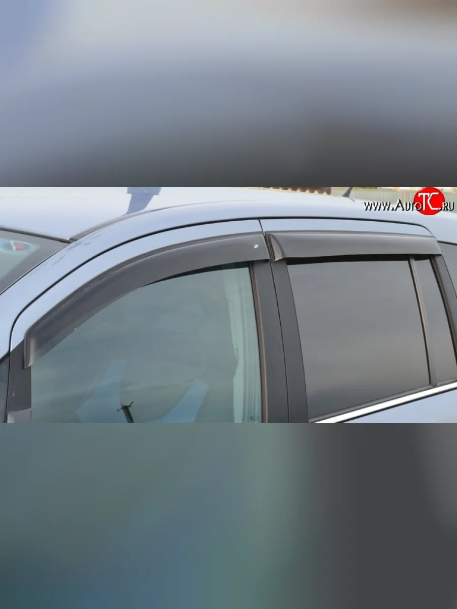 Комплект дефлекторов окон (ветровиков) 4 шт. Russtal Opel Zafira В дорестайлинг (2005-2008)  в Керчи Республика Крым