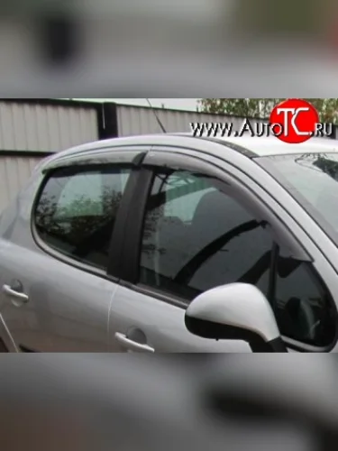Комплект дефлекторов окон Russtal Peugeot 207 WC хэтчбэк 5 дв. дорестайлинг (2006-2009)