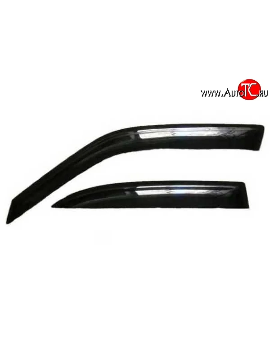 Комплект дефлекторов окон (ветровиков) 4 шт. (хетчбек, 3 двери) Russtal Peugeot 208 1 (2012-2019)  в Самаре Самарской области