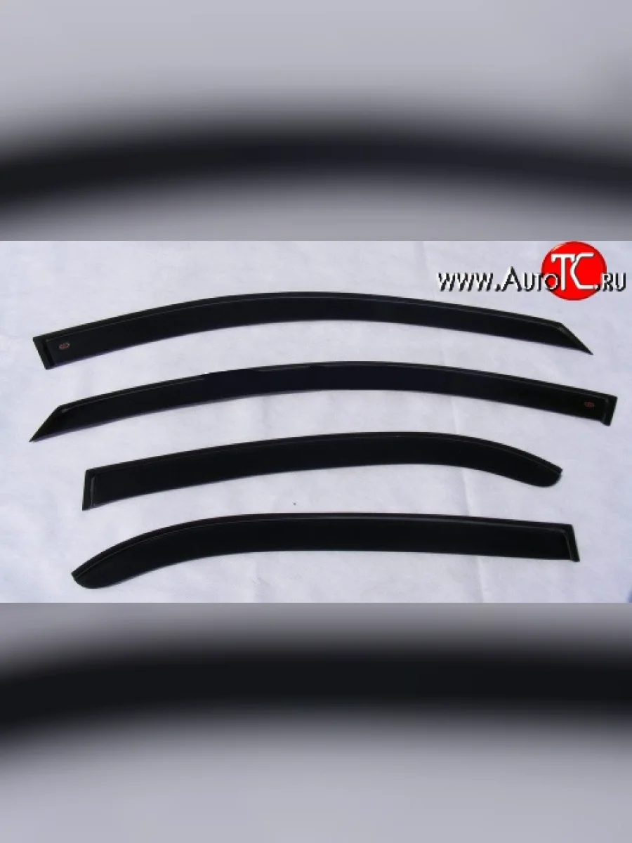 Комплект дефлекторов окон (ветровиков) 4 шт. Russtal Renault Fluence дорестайлинг (2010-2012)  в Керчи Республика Крым