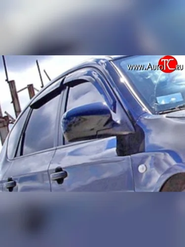 Комплект дефлекторов окон (ветровиков) 4 шт. Russtal Subaru Forester SH (2008-2013)