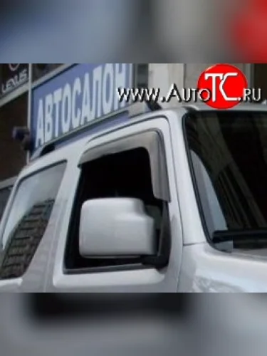 Комплект дефлекторов окон (ветровиков) 2 шт. 3d Russtal Suzuki Jimny JB23/JB43 дорестайлинг (1998-2001)