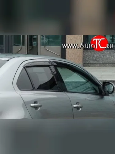 Комплект дефлекторов окон (ветровиков) 4 шт. (седан) Russtal Suzuki Kizaschi (2009-2015)