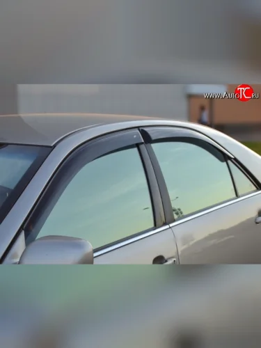 Комплект дефлекторов окон (ветровиков) 4 шт. Russtal Toyota Camry XV30 дорестайлинг (2001-2004)