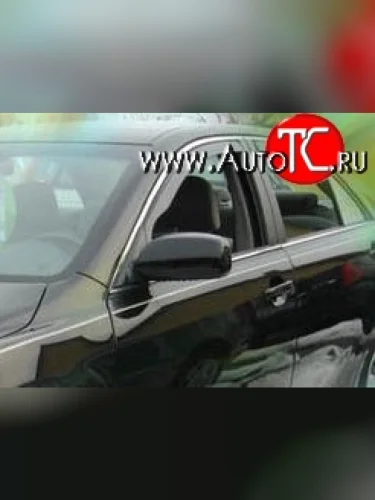 Комплект дефлекторов окон (ветровиков) 4 шт. Russtal Toyota Camry XV40 рестайлинг (2009-2011)